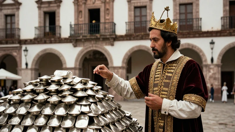 Economía colonial: recolección de tributos en Nueva España