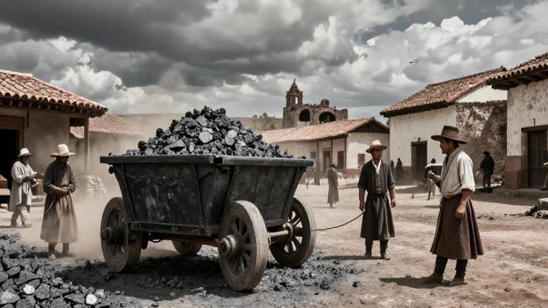 La economía de la Nueva España se basó en la minería