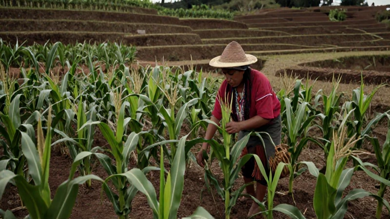 Cuál es la importancia de la agricultura y sus productos en Mesoamérica 49 Agricultor mesoamericano cultiva maíz en terracitas