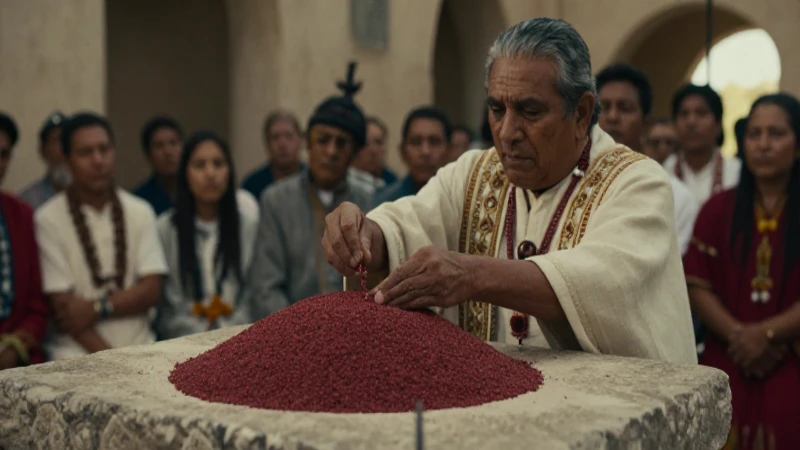 Ofrenda ritual de amaranto mesoamericano