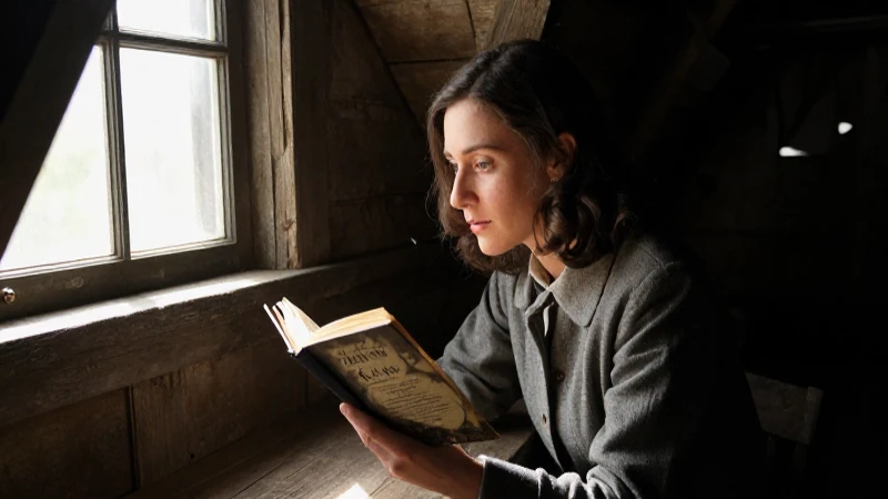 Quién fue Anne Frank, autora de 'El diario de Ana Frank' 17 Retrato documental de Ana Frank en el anexo