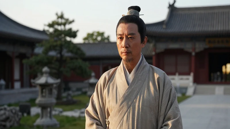 Sabio en Hanfu, retrato histórico chino