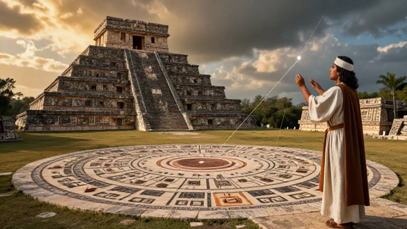 Arqueoastronomía: Descubriendo el Cosmos en Mesoamérica 52 Observación maya de alineación cósmica