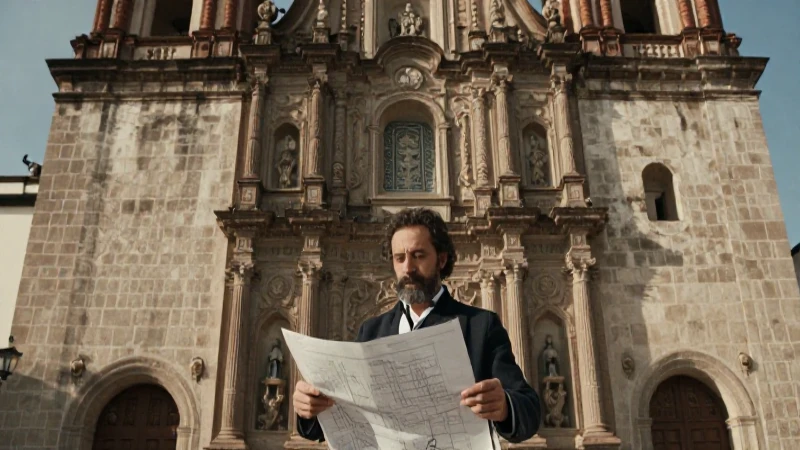Arquitectos diseñan fachada barroca mexicana histórica