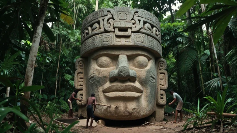 Cuál es el legado y significado histórico de la arquitectura olmeca 19 Olmecas construyeron grandes esculturas y templos con profunda relevancia histórica