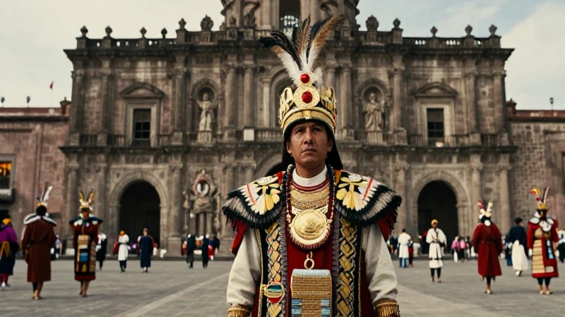 Noble Tepaneca en la grandiosa Azcapotzalco