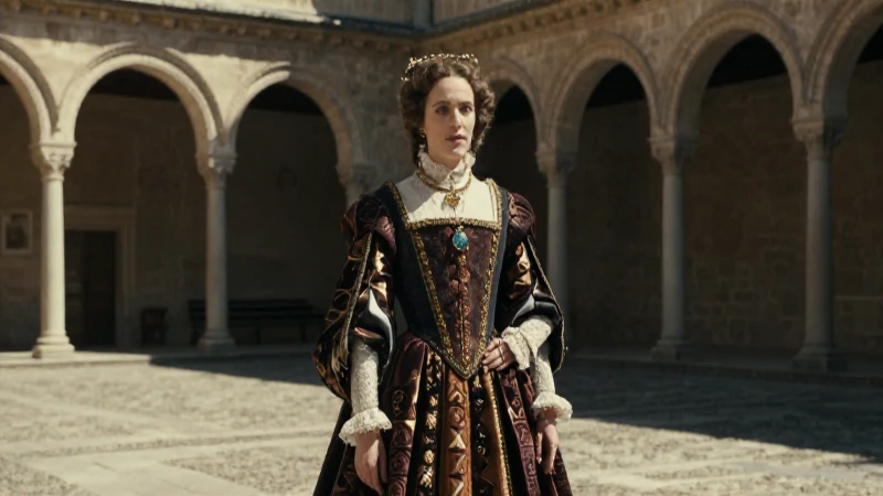 Isabel I, reina de Castilla, en vestimenta real