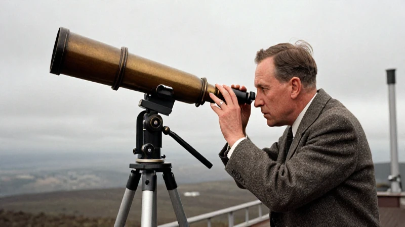 Hubble observa con telescopio en la cima