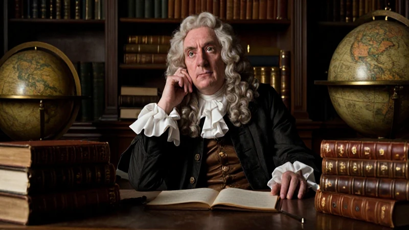 Quién fue George Berkeley y cómo revolucionó el pensamiento 45 Filósofo en estudio con atmósfera histórica