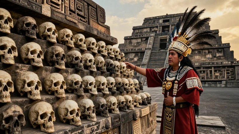 Qué es el Tzompantli y cuál es su significado en la cultura azteca 46 Símbolo azteca de sacrificio y poder ritual