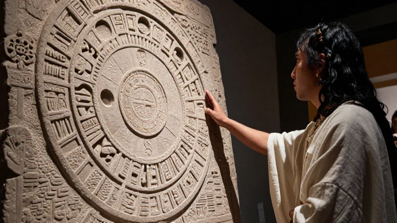 Mexica observa el ciclo lunar