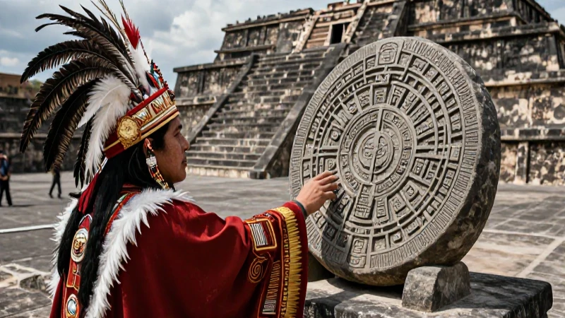 Origen del calendario lunar Tonalpohualli mexica