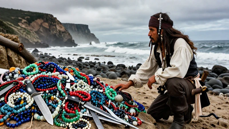 Tensión entre pirata y comerciante californiano