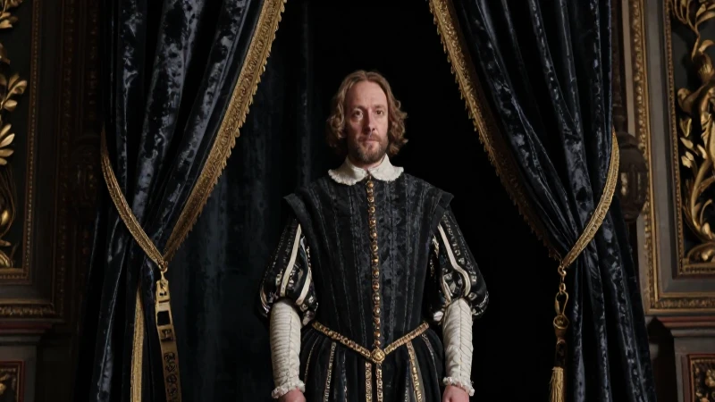 Charles VI en cámara, retratado con realismo