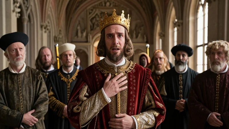 Charles VI, angustia en palacio gótico