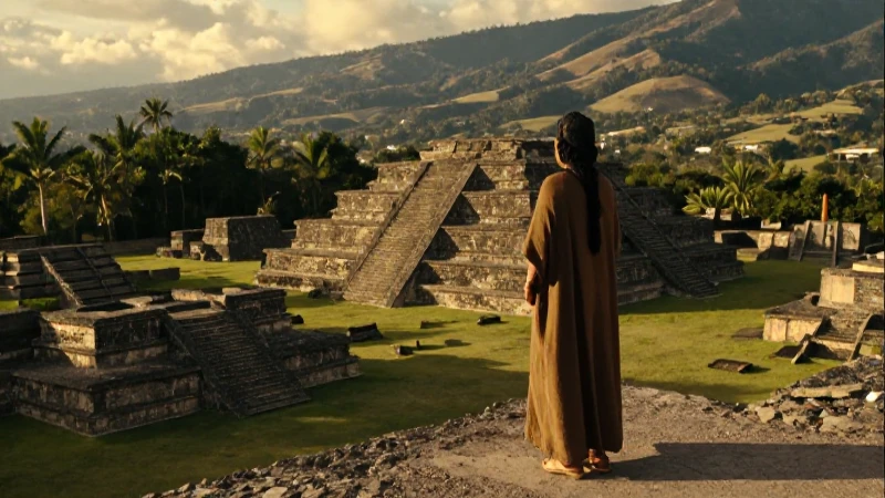 Dónde se ubica Cuicuilco y cuál es su cultura relacionada 20 Sacerdote antiguo observa la pirámide cicuíco