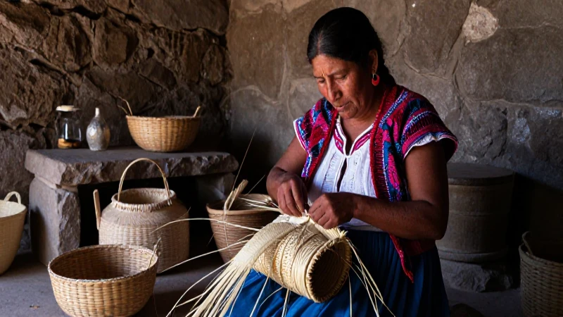 Cestería indígena prehispánica de México