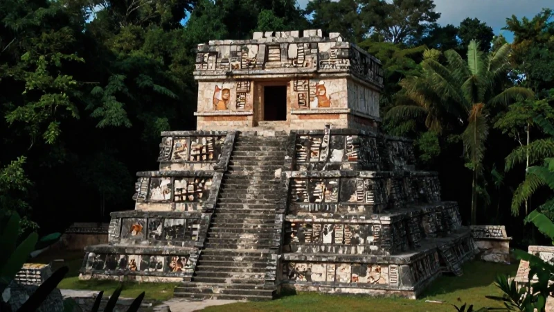 Chiapas: Descubre la Magia de Bonampak y sus Templos Mayas 278 Noble Maya en Bonampak, jungla dramática