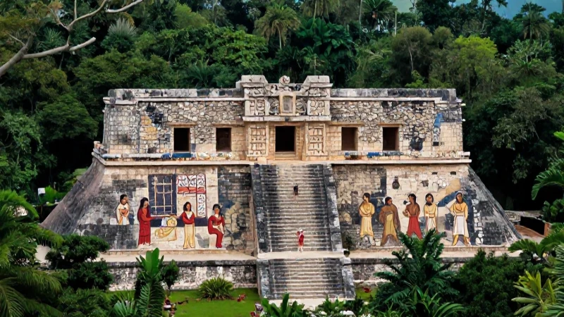 Chiapas: Descubre la Magia de Bonampak y sus Templos Mayas 277 Pinturas mayas de Bonampak en su templo tropical
