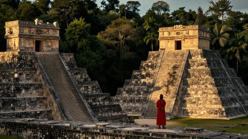 Chichén Itzá: Descubre el Templo de los Jaguares en Yucatán 166 Sacerdote maya en templos de Chichén Itzá