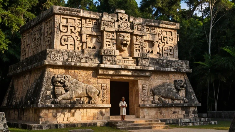 Chichén Itzá: Descubre el Templo de los Jaguares en Yucatán 164 Chichén Itzá revela templo y jaguares mayas