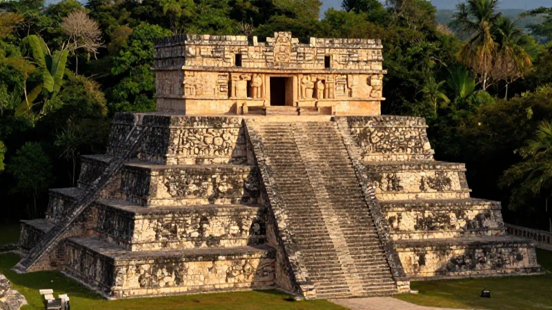 Majestuosidad del Caracol Maya en Chichén Itzá