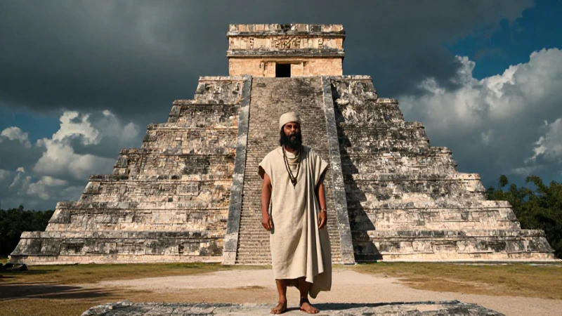Cuáles son el significado y características de Chichén Itzá 23 Maya en ruinas bajo luz dramática