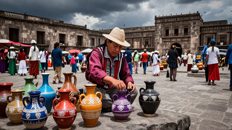 Comercio pre-hispánico en Cholula con cerámica vibrante