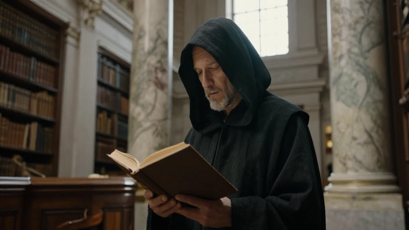 Clasicismo: Definición, Historia y Características Clave 33 Erudito en biblioteca con luz dramática