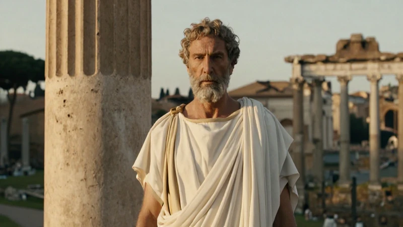 Clasicismo: Definición, Historia y Características Clave 36 Erudito romano en foro histórico