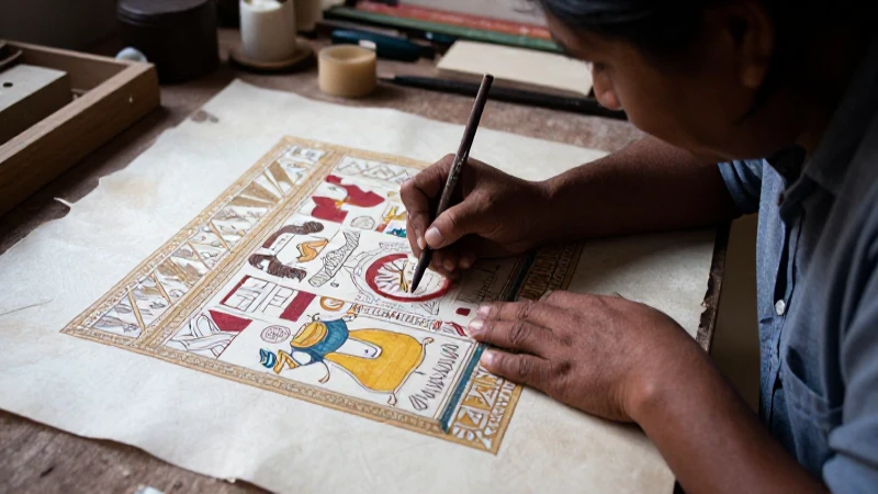 Los códices mixtecos: un vistazo a los códices y su historia 2 Pintura Mixteca en amate al estilo de National Geographic