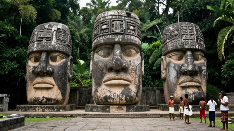 Misterios de las cabezas olmecas ancestrales