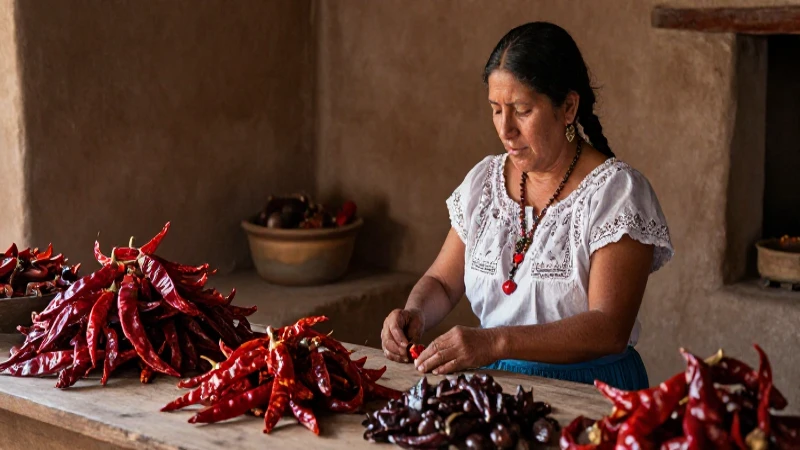 Cocina mexicana: chiles, tradición y sabores
