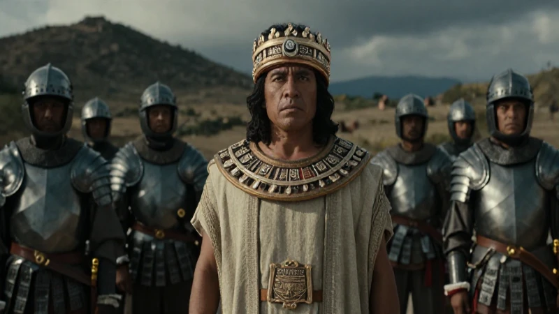 Cuál es la biografía y muerte trágica del emperador Cuauhtémoc 49 Cuauhtémoc cautivo frente a españoles en México