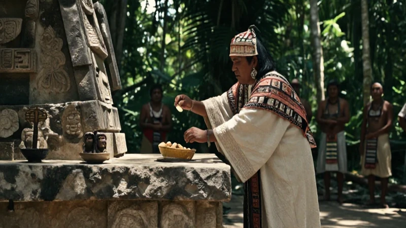 Mayas comunican con ancestros mediante rituales