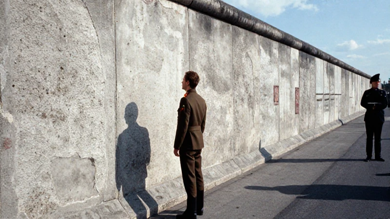 Muro de Berlín: ciudadano y guardia