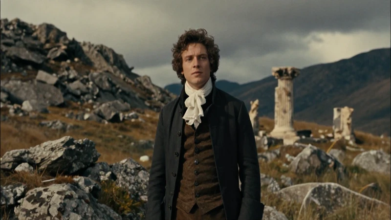 Qué contexto socio-histórico dio origen al Romanticismo 43 Joven romántico melancólico en ruinas montañosas