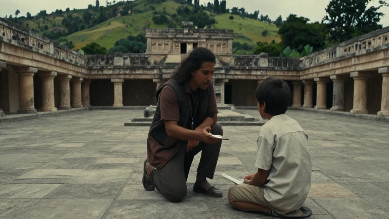 Cuáles son las creencias y costumbres de la religión Mexica 204 Maestro azteca enseña a joven noble en Tenochtitlan
