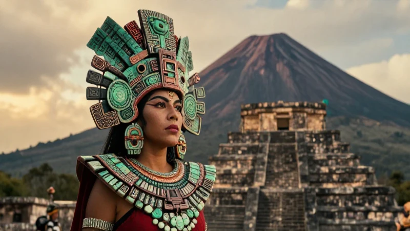 Diosa azteca Coyolxauhqui con su majestuoso legado