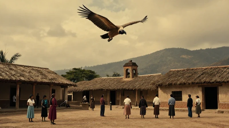 Vigilante ave sobre pueblo ancestral en documental