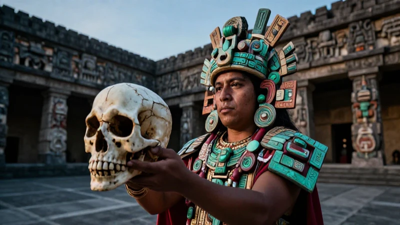 Simbolismo ritual del cráneo de Tezcatlipoca