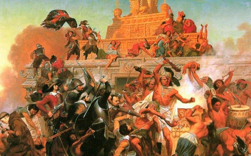 cual fue la cronologia y claves de la conquista de tenochtitlan