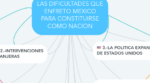 cuales son las dificultades en los proyectos de nacion en mexico