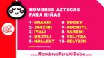 cuales son los nombres y significados de mujeres aztecas