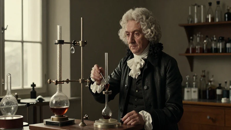 Lavoisier en dramático laboratorio histórico
