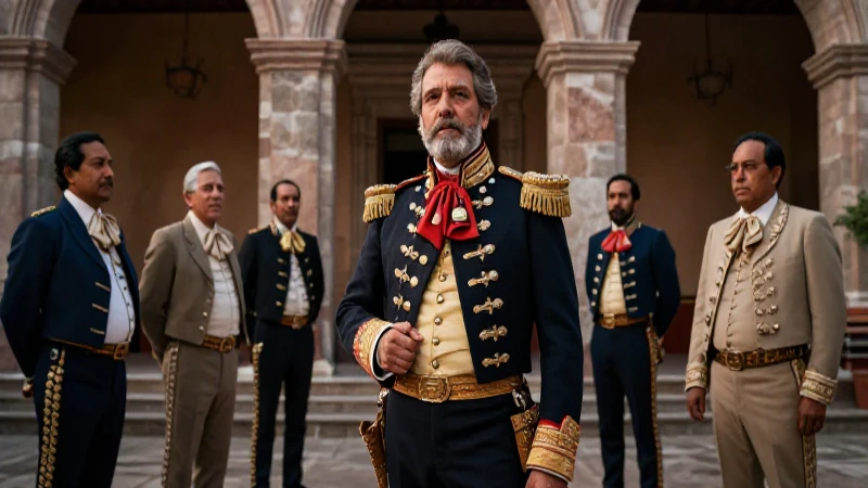 Iturbide y funcionarios en México del siglo XIX