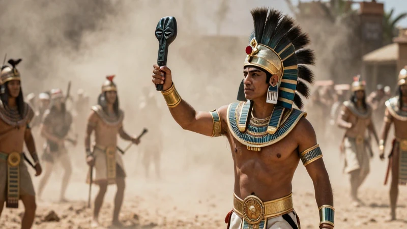 Guerrero azteca en combate ceremonial con Técpatl