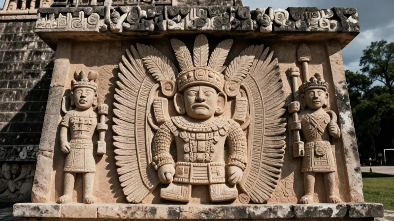 Esculturas Mayas en Palenque