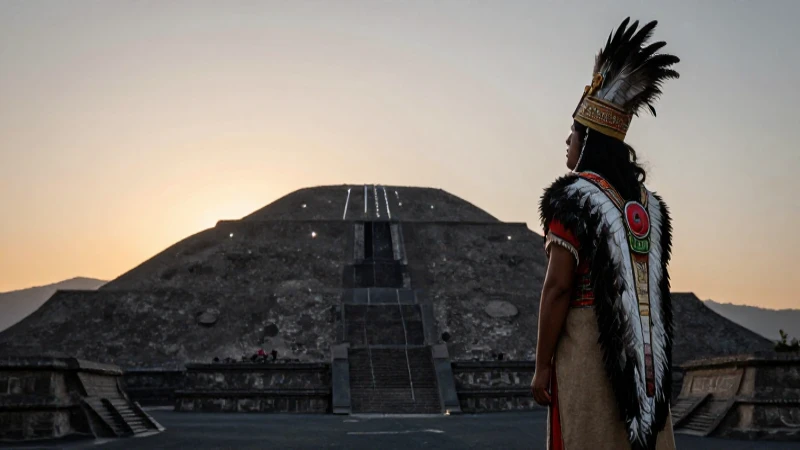 Sacerdote observa alineación cósmica en Teotihuacan