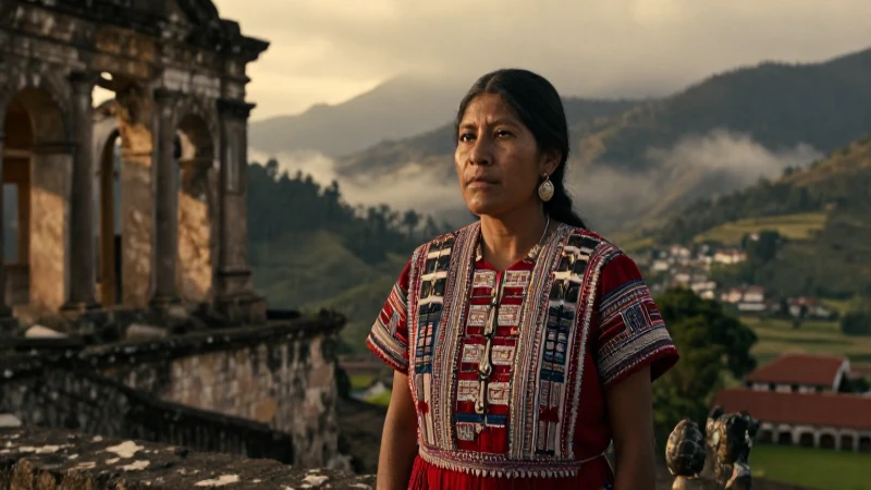 Las culturas de Guatemala: diversidad, tradiciones y riqueza 6 Mujer maya histórica en piedra y niebla